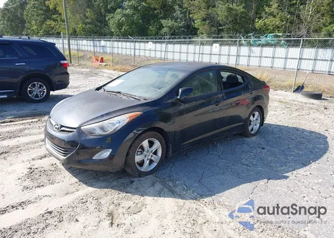 2013 Hyundai Elantra Gls из США, поврежденный, VIN 5NPDH4AE6DH261847